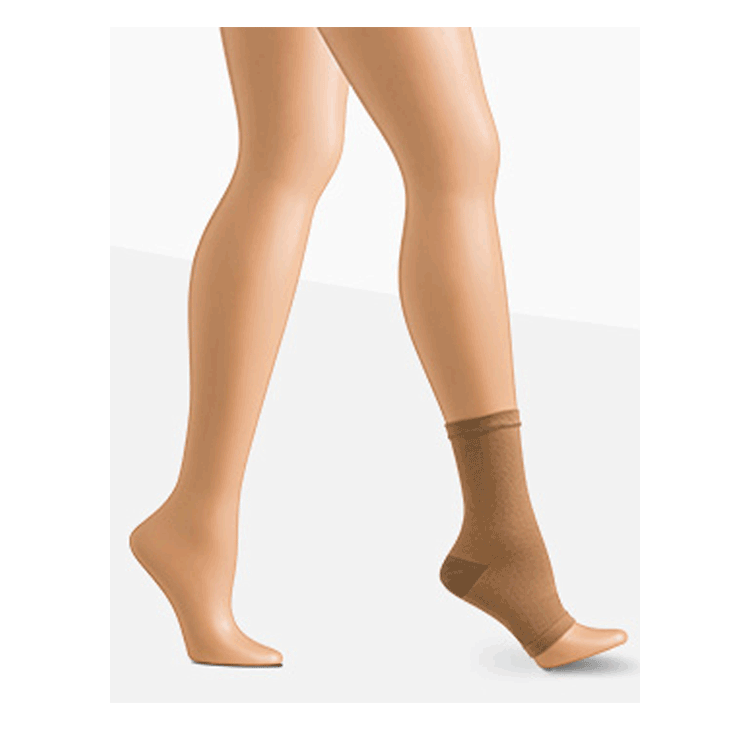 Activa Anklets Class 2 Compression Hosiery - Open Toe - Sand Colour - 4 sizes