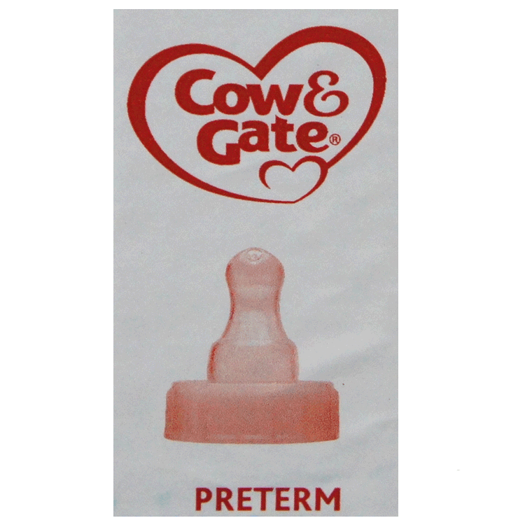 Cow Gate Pre-Term Teats x 24 Sterile fits 70ml and 90ml ready