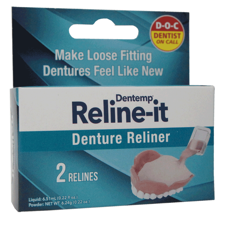 Dentemp Reline It - Kit Per Protesi Dentarie Con Formula - Foto 5