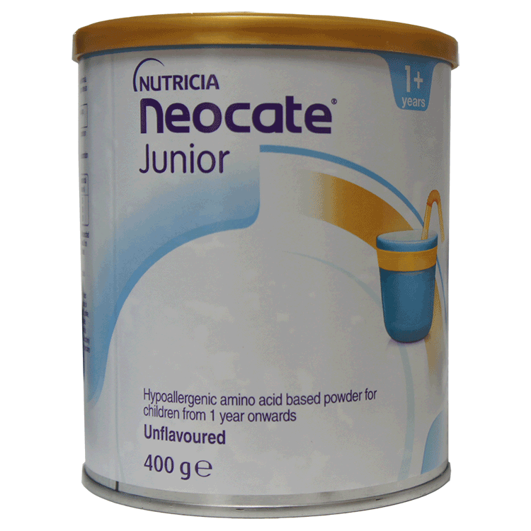 Neocate Junior Follow On Milk 400g for Milk and Lactose intolerant children - Unflavoured