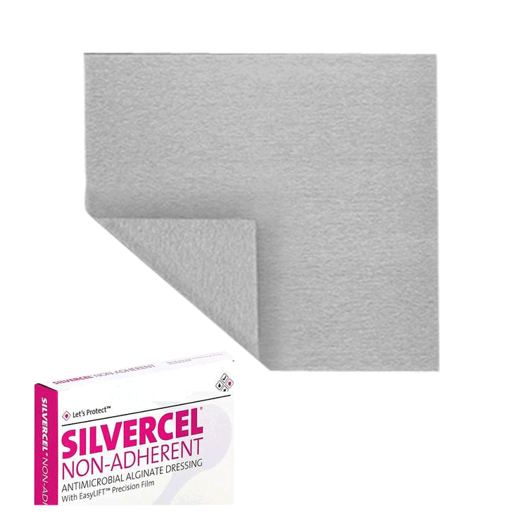 silver cell wound dressing Silvercel Nonadherent Antimicrobial Alginate Dressings