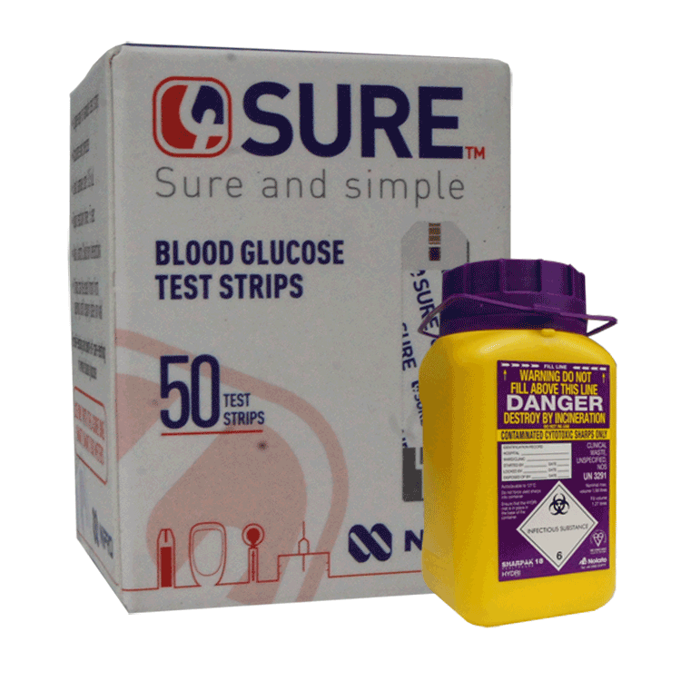 4Sure Blutzuckerteststreifen x 50