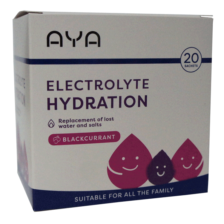AYA Electrolyte Hydratation x 20 Sachets - Cassis