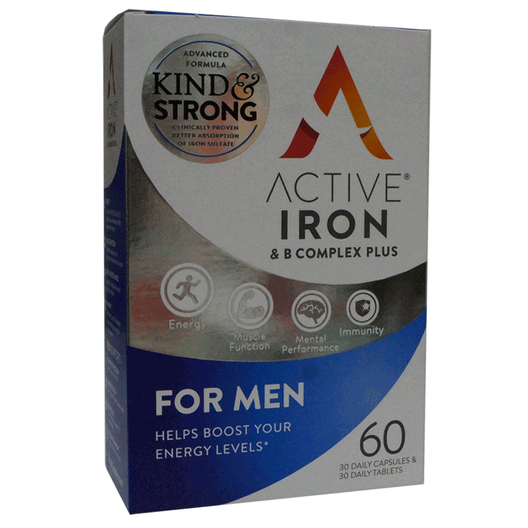 Fer actif pour hommes x 60 gélules