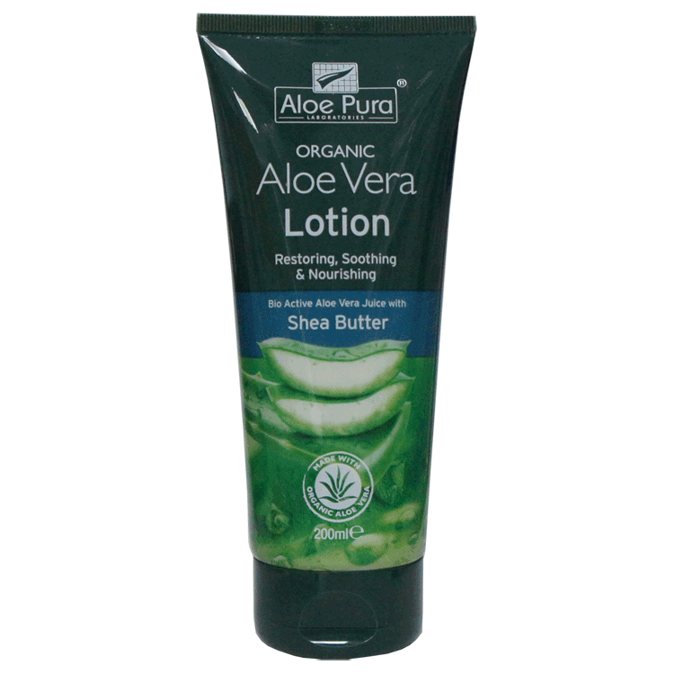 Aloe Pura Organic Aloe Vera Lotion with Shea Butter 200ml