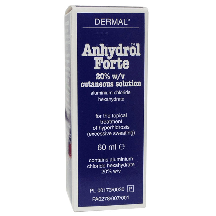 Anhydrol Forte 60 ml - Anti-transpirant pour la transpiration excessive