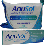 Anusol Cream 23g  for Haemorrhoids With or without Anusol Wipes