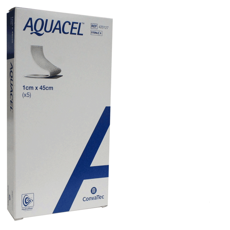 Aquacel Ribbon 1cm x 45cm Narrow 5 pieces