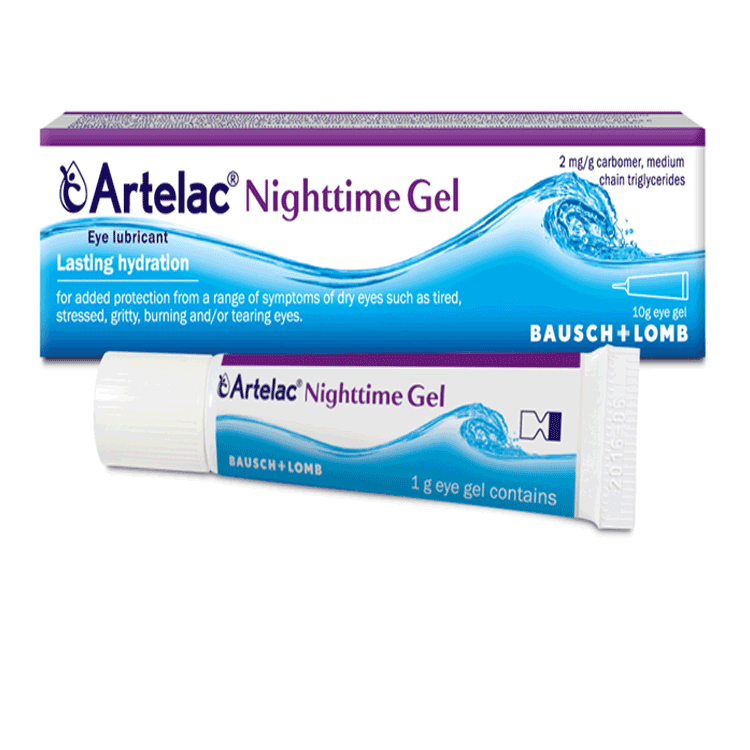 Artelac Night-time Gel 10g for dry eyes