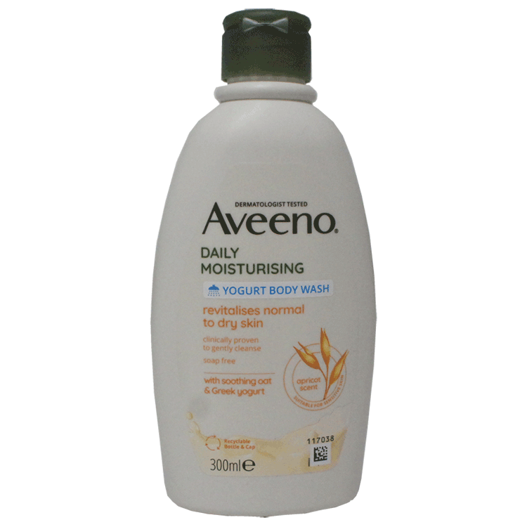 Aveno quotidien hydratant le corps Youghurt lavage 300 ml