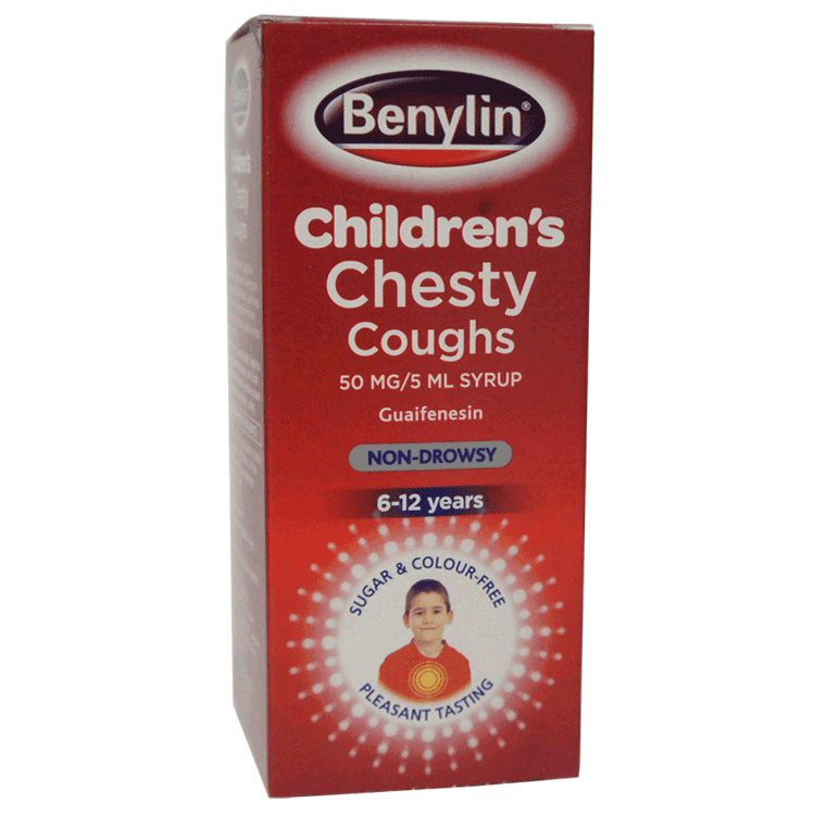 Benylin Kinder Brusthusten 125 ml