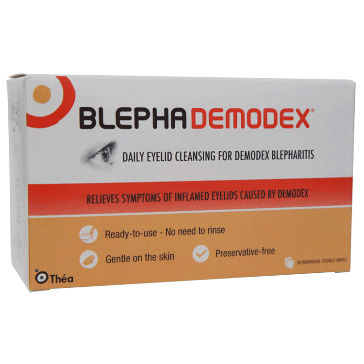 Blepha Blepha Demodex Eyelid Wipes x 30 - For Demodex Blepharitis – Roche's ...