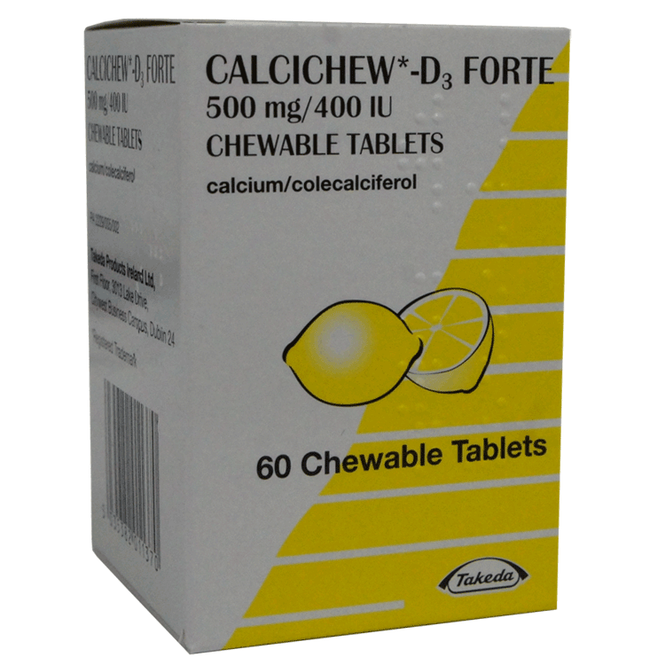Calcichew D3 Chewable tablets x 60 - Calcium Supplement