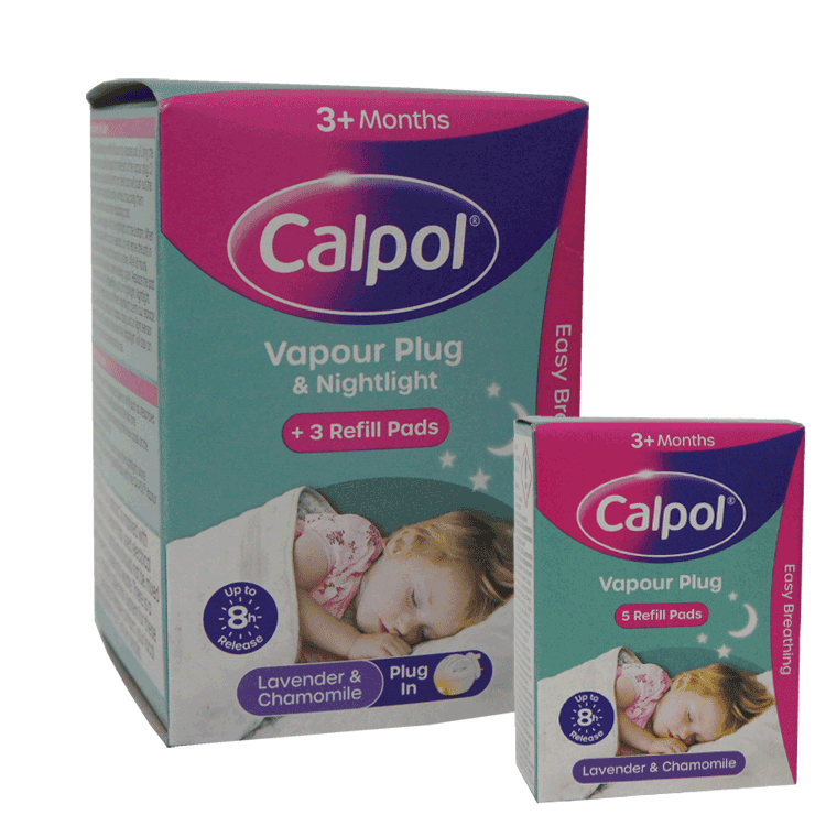 Calpol Vapor Plug und Nachtlicht – mit 3 Nachfüllungen