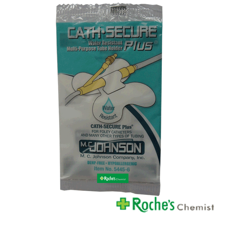 Cathsecure Plus (wasserfest) x 1 - Aquamarin -Halter von Medizinrohrhalter