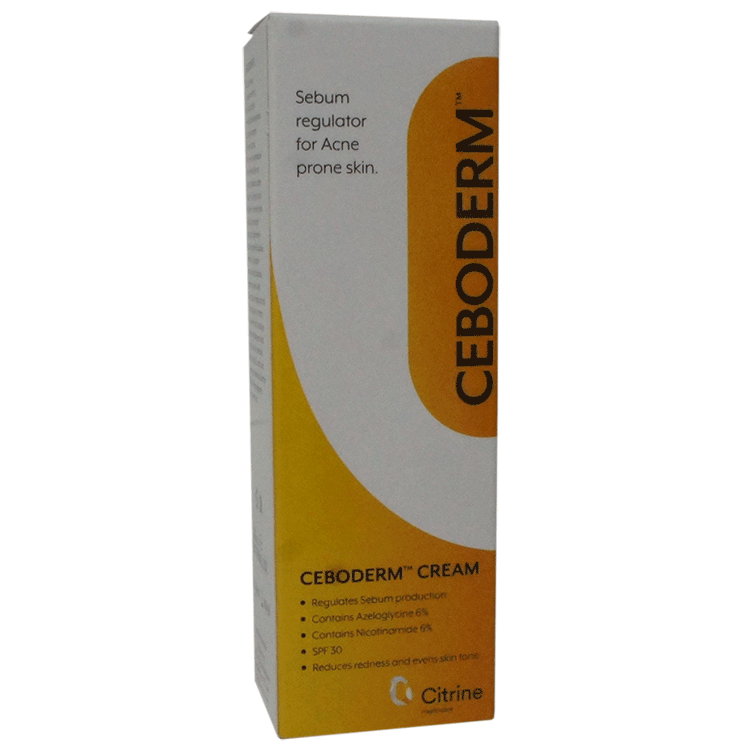 Crème Ceboderm 30 ml - Régulateur de sébum pour l'acné