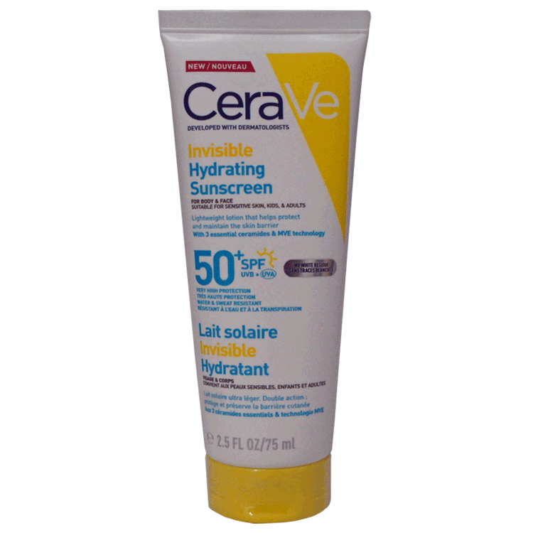 CeraVe Invisible Hydrating Fluid Sonnenschutz 50 ml