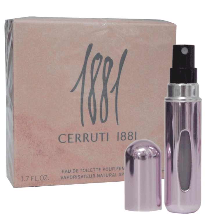 Cerrutti 1881 for Women 50ml EDT Spray + Free Travel Atomiser