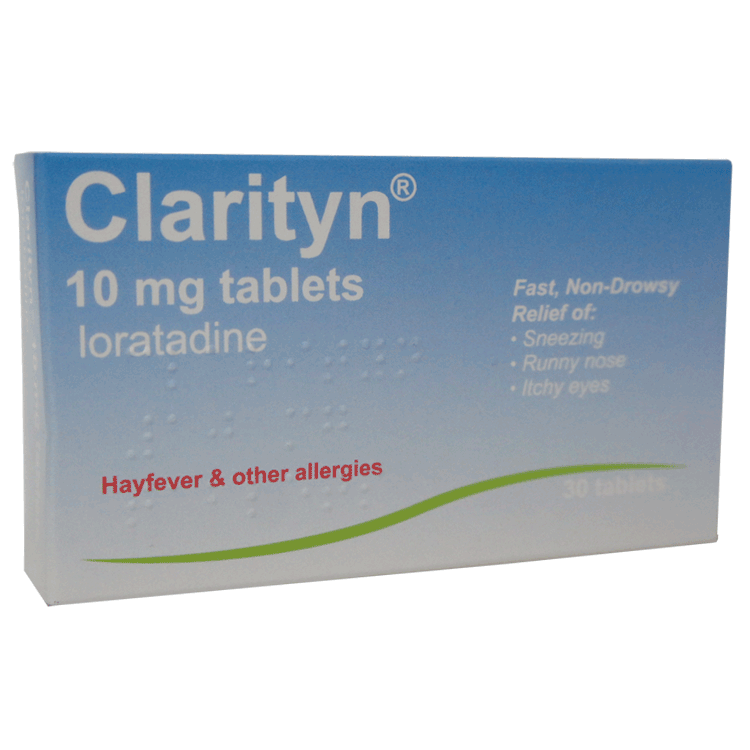 Clarityn Tablets 10mg x 30 - For Hayfever and Allergies