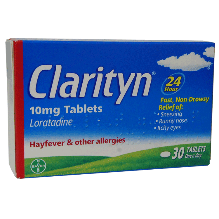 Clarityn Tablets 10mg x 30 - For Hayfever and Allergies