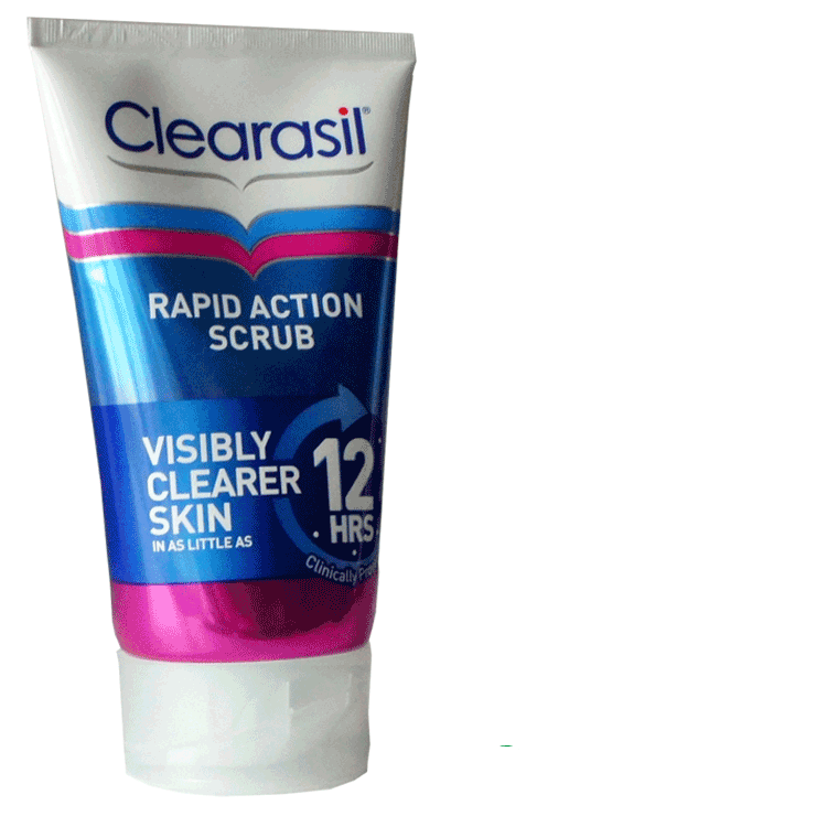 Clearasil Rapid Action Scrub 125ml - For Acne and Spots