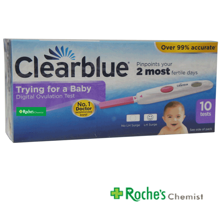 Clearblue Ovulationskit x 10 Tests - Testkit für Östrogen und luteinisierendes Hormon