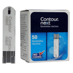 Contour Volgende bloedglucosetest Strips x 50 voor diabetes