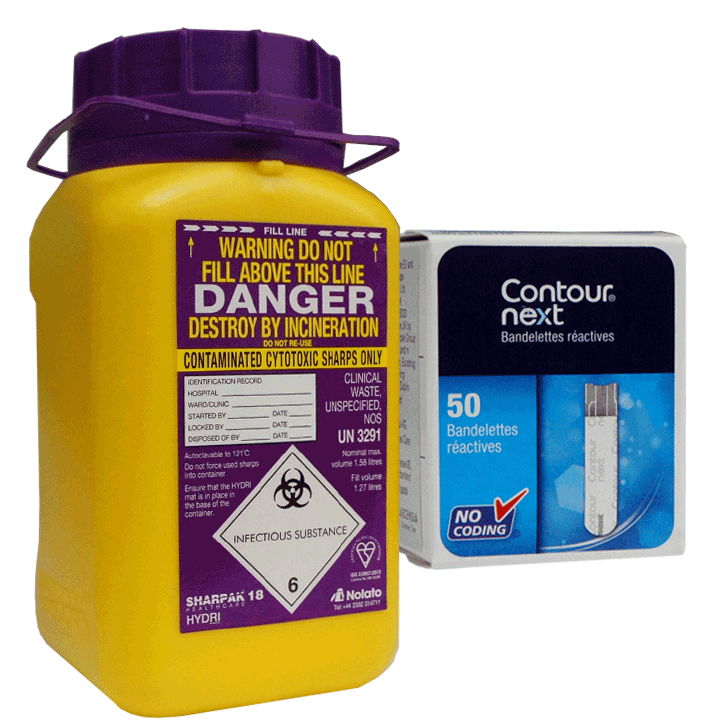 Contour Volgende bloedglucosetest Strips x 50 voor diabetes