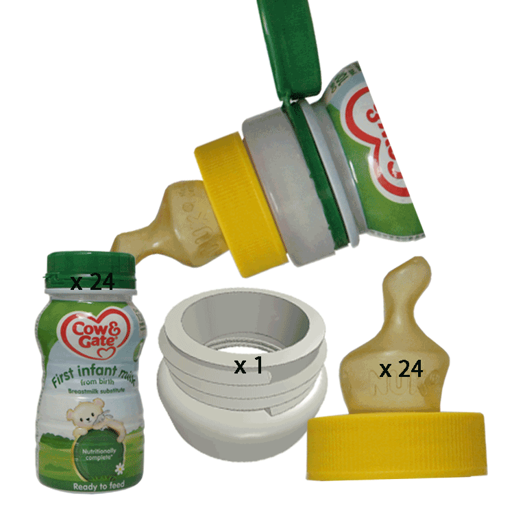 Lait pour nourrissons Cow and Gate First 200 ml x 12 - Dès la naissance