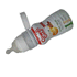 Adaptateur de voyage et tétines pour format supermarché Cow & Gate 200 ml de lait pour bébé prêt à l'emploi. - Avec tétines NUK à débit moyen