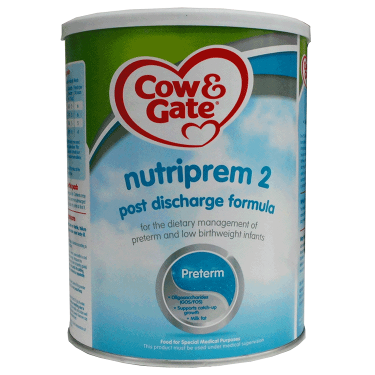 Formule Nutriprem 2 de Cow and Gate x 800 g - Pour bébés prématurés