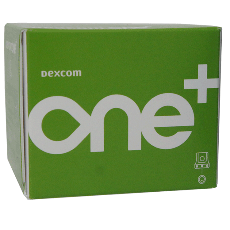 Dexcom One Plus - Continuous Blood Glucose Monitoring System - 10 day Supply + or - Alcohol swabs
