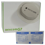 Dexcom G7 Continuous Blood Glucose Monitoring System - 10 day Supply + or - Alcohol skin swabs x 2