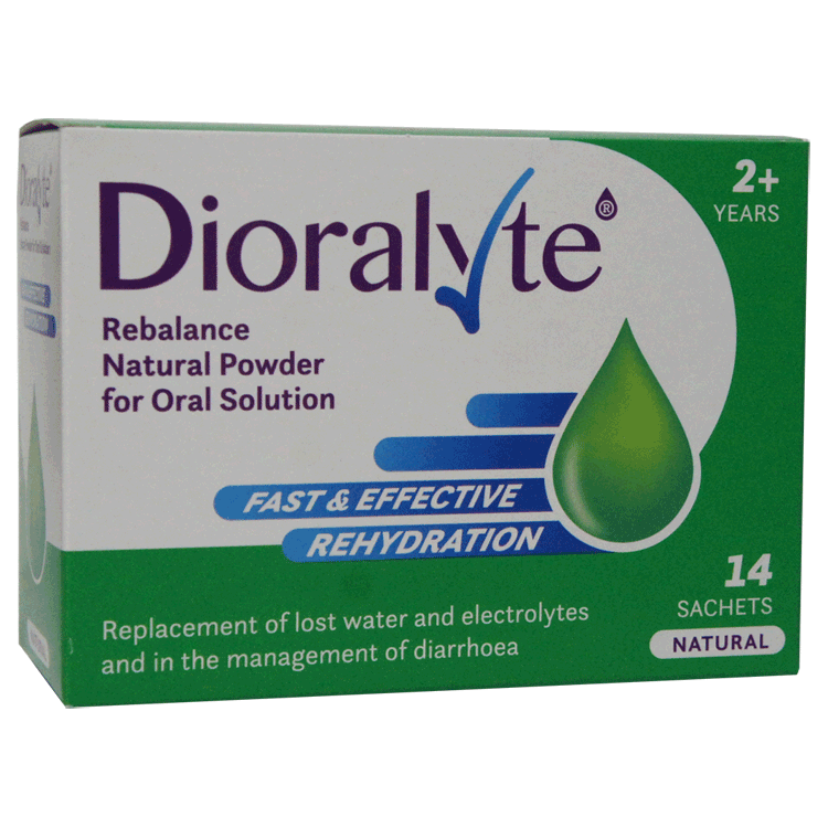 Dioralyte Sachets Natural X 14 - To replace salts after diarrhoea