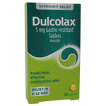 Comprimés de Dulcolax 5 mg pour la constipation x 60