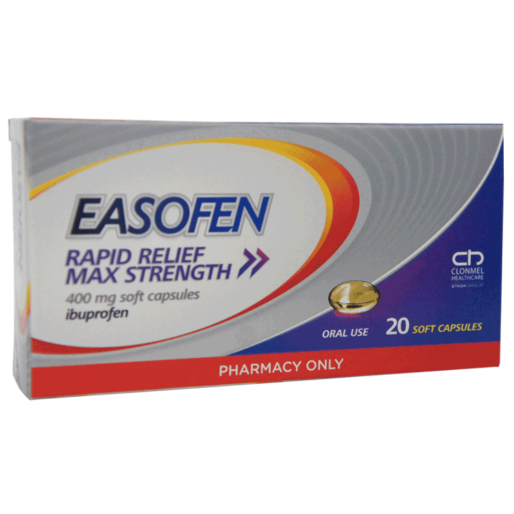 Easofen Rapid Relief Max Strength 400 mg Kapseln x 20