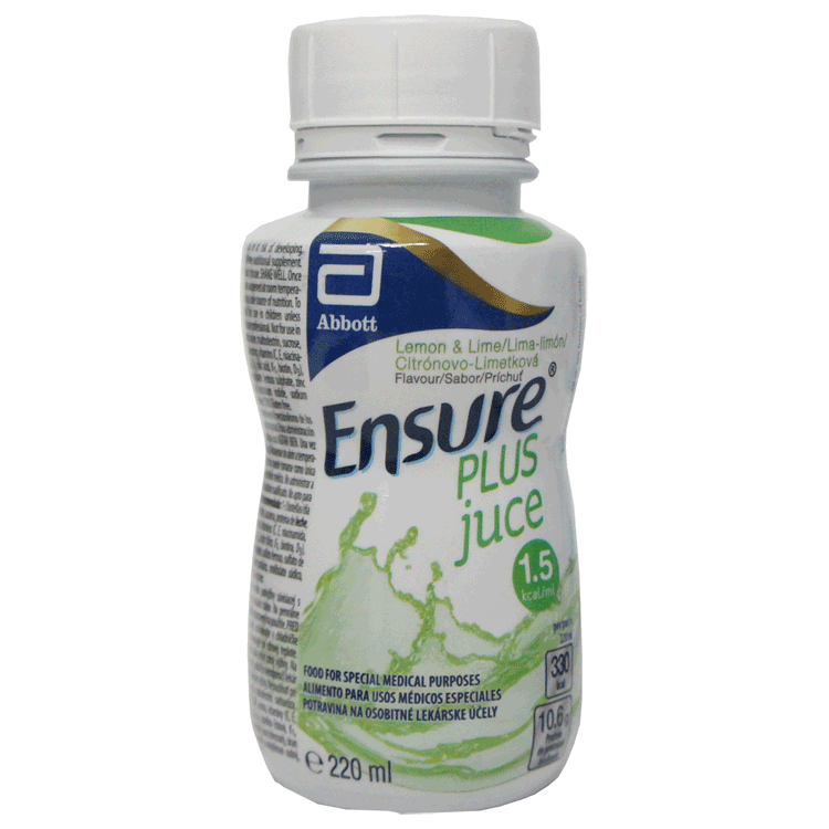 Ensure Plus Juce 220ml - Lemon and Lime Flavour