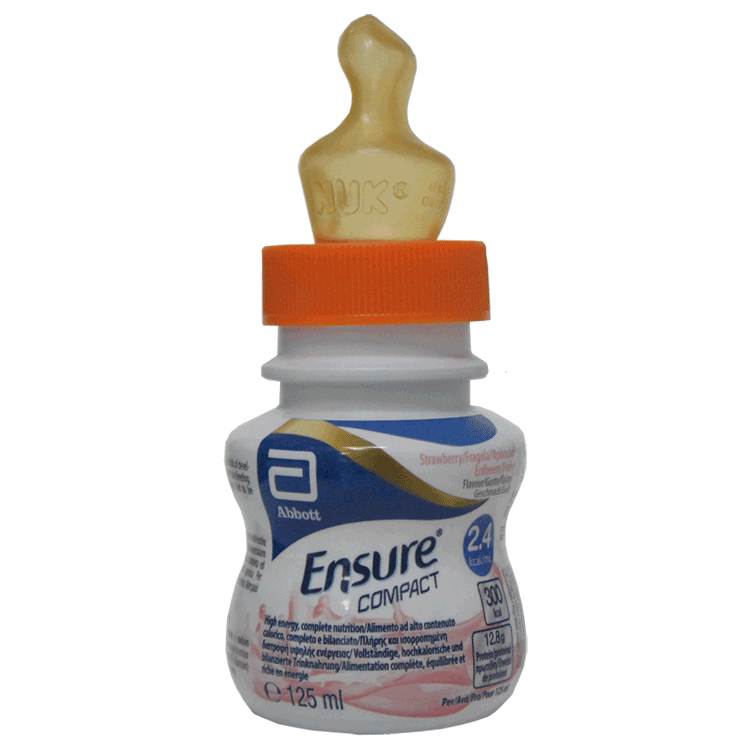 Assurez-vous une vanille compacte 4 x 125 ml - avec des tétines à vis x 4