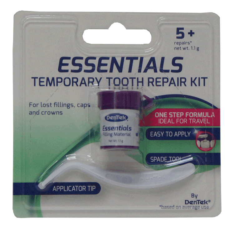 Dentek Essentials tijdelijke tandreparatieset - Ideaal voor op reis