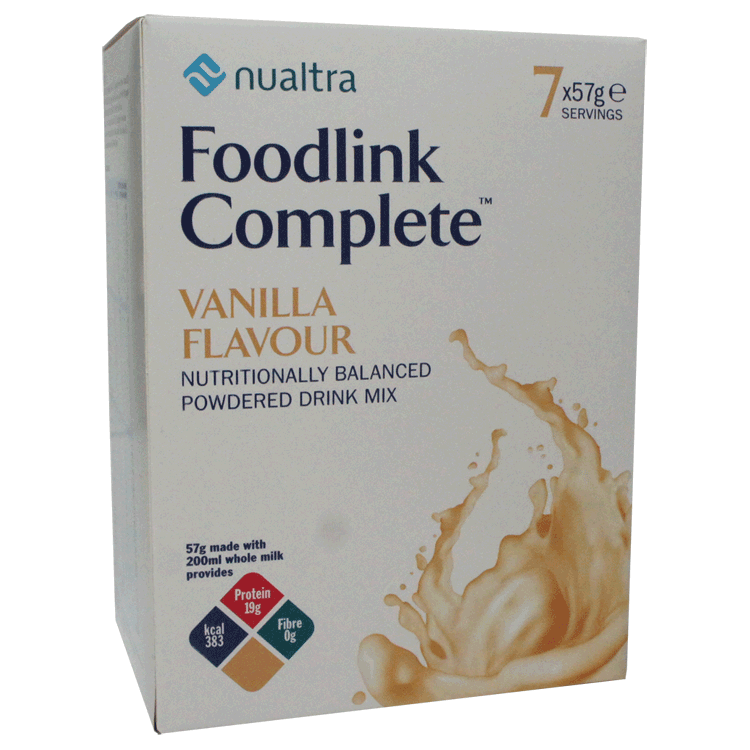 Foodlink Complete 7 x 57 g Beutel – 3 Geschmacksrichtungen