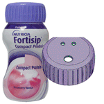 Fortisip Compact Protein Erdbeere 125 ml x 1