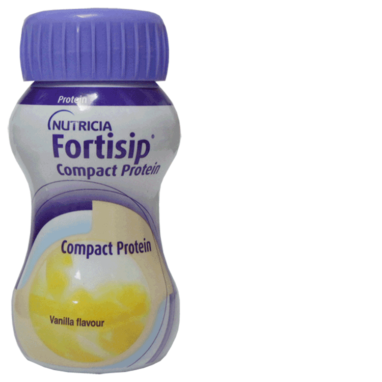 Fortisip compact eiwit vanille 125 ml x 1 - met of zonder het drinkstro -deksel