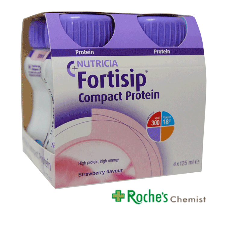 Fortisip Compact Saveur Chocolat 125 ml x 4 - Nutritionnellement complet