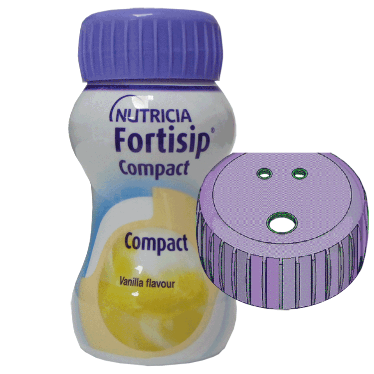 Fortisip Compact Arôme Vanille 125 ml x 6
