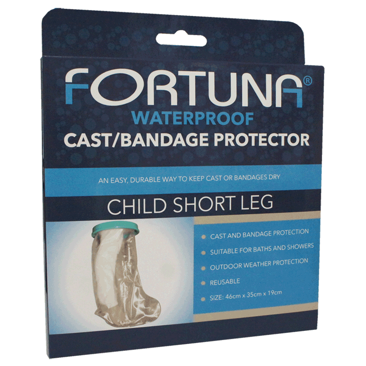 Fortuna Waterproof Cast / Bandage Protector - Child Short Leg