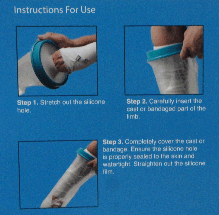 Fortuna Waterproof Cast / Bandage Protector - Child Short Leg