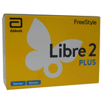 Freestyle Libre 2 Plus Sensor - Non Invasive Blood Sugar Testing for Diabetics