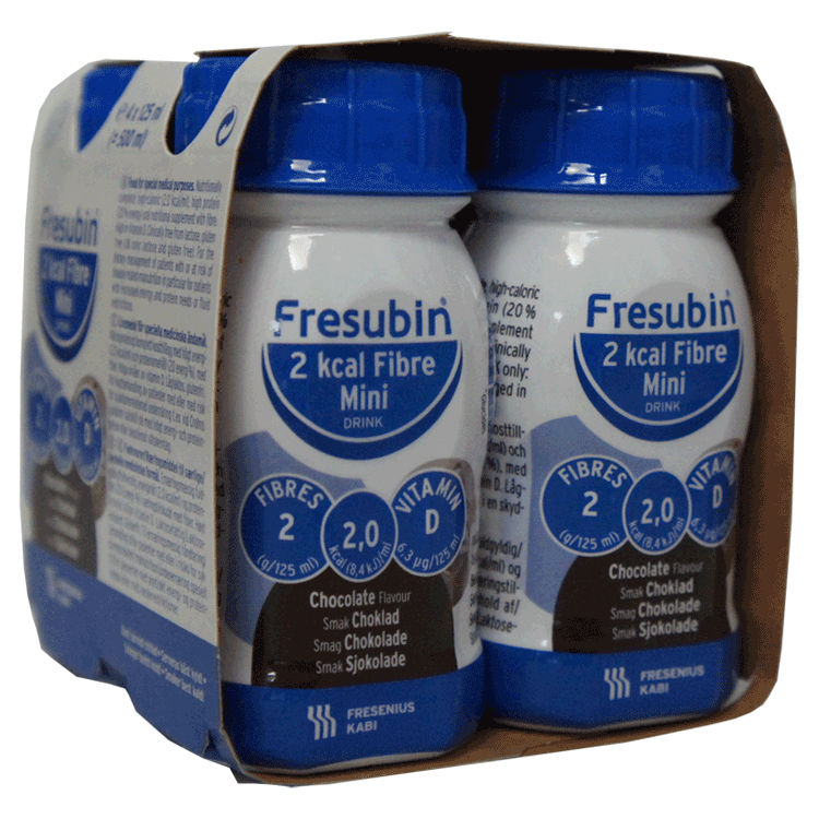 Fresubin 2Kcal  Fibre 125ml x 4 - Chocolate