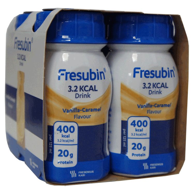 Fresubin 3,2 Kcal Complete Nutrition 4 Smaken 125 ml x 4 - Met dessertkookboek