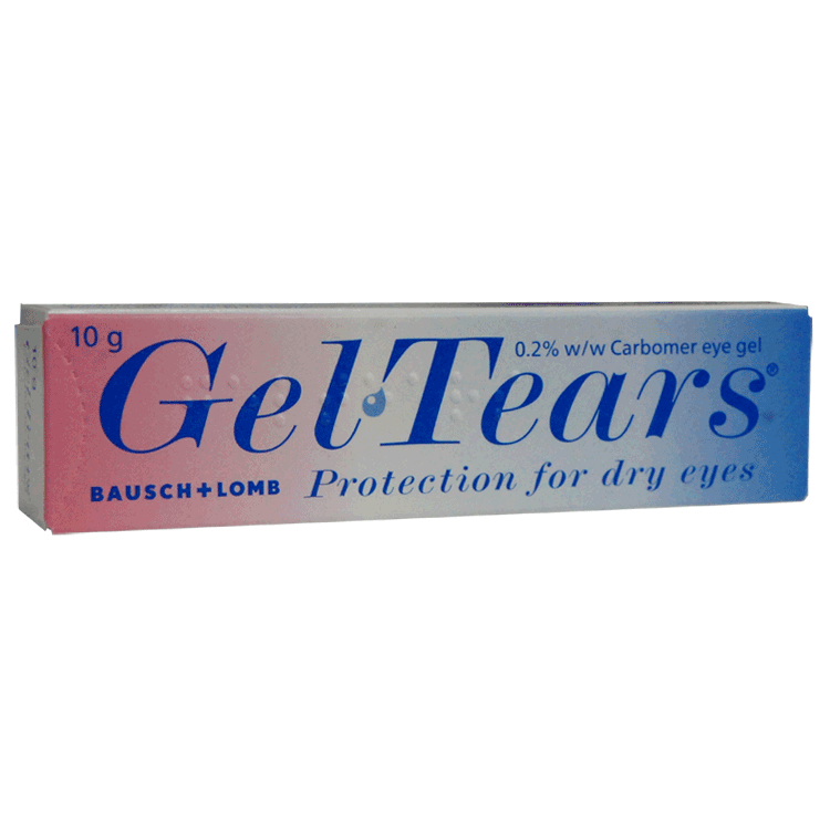 Gel tranen gel 10G - voor droge ogen